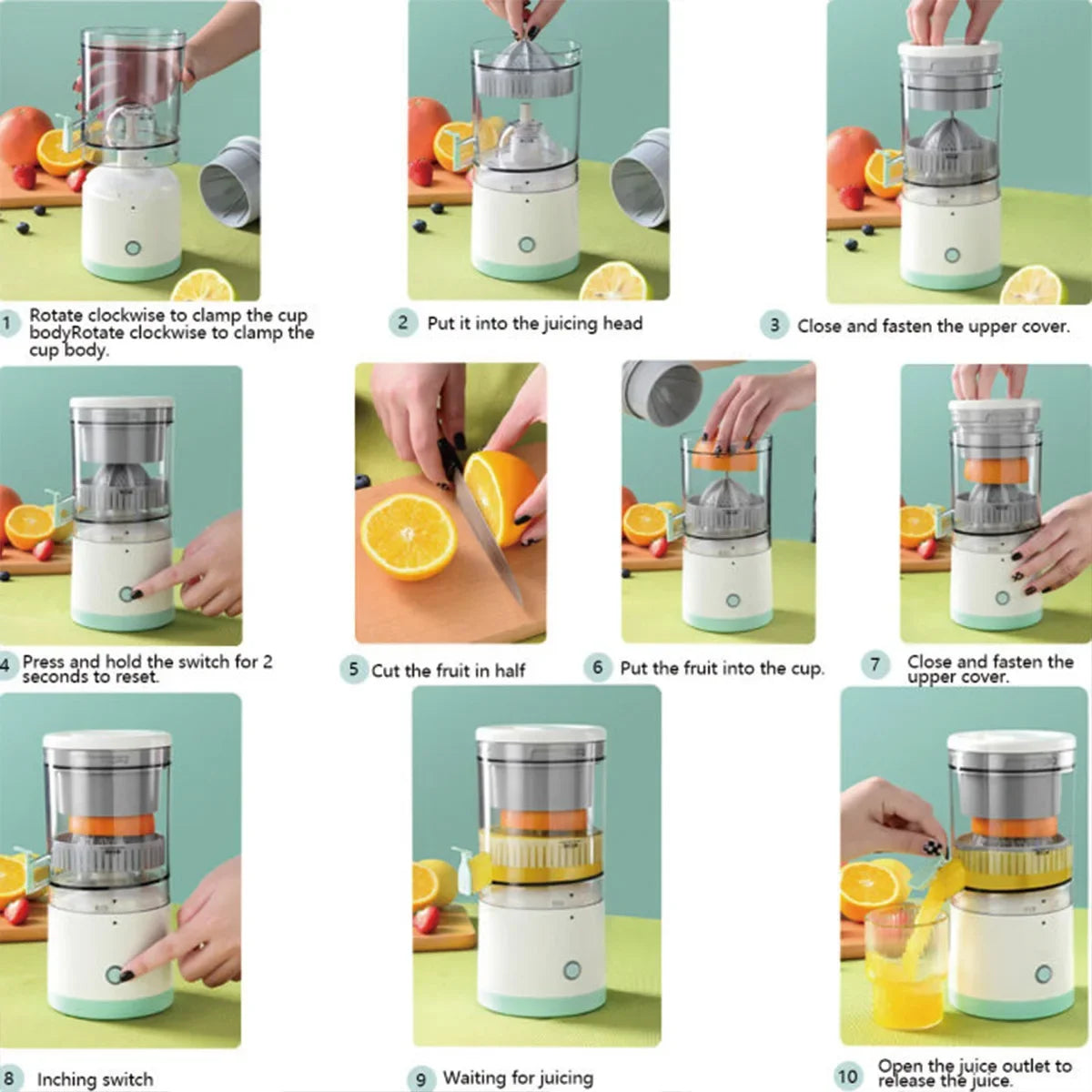 VEXTORIS® Portable Fresh Juice Extractor