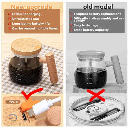 Automatic Rechargeable Stirring Cup Mug